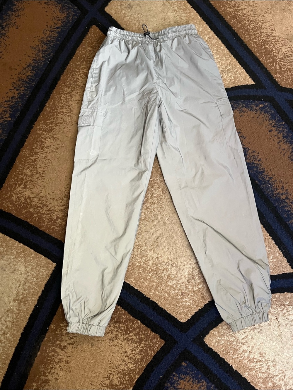 Forever 21 Light Gray Men's Cargo Joggers